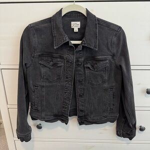 J. Crew Women's Black Denim Jacket